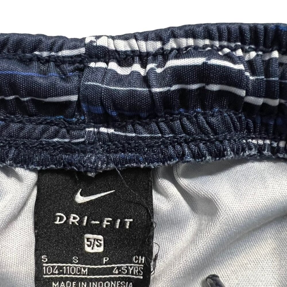Nike Sz 5 Blue Navy & White Athletic Shorts - Picture 4 of 4